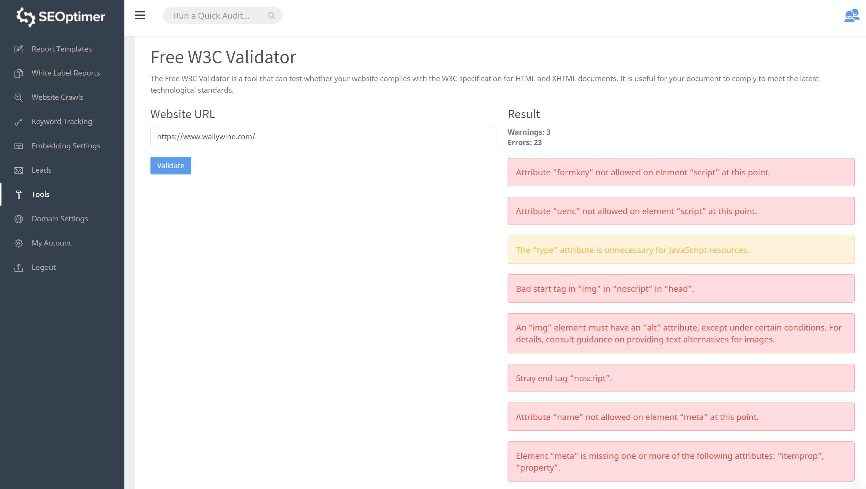 W3C Doğrulayıcı